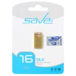 Save it Silk USB2.0 Flash Memory - 16GB طلایی (گارانتی مادام العمر آی تین)