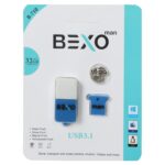 فلش مموری BEXO USB3.1 مدل B-710 ظرفیت 32GB - آبی کاربنی (گارانتی داده پردازی آواتک)