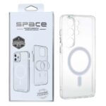 قاب اورجینال Space شفاف Magsafe مدل Samsung Galaxy S26 Ultra (پک دار)