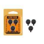 محافظ لنز رینگی اورجینال Apple iPhone 14 Pro / 14 Pro Max / 15 Pro Max - هفت رنگ (پک زرد)