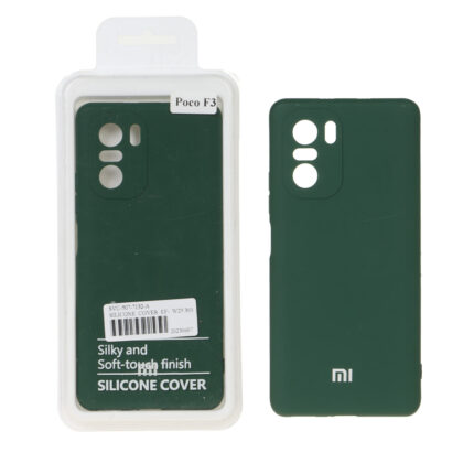 قاب نیو سیلیکون محافظ لنزدار RFF مدل Xiaomi Poco F3 / Redmi Mi 11i / Redmi K40 - سبز (پک دار)