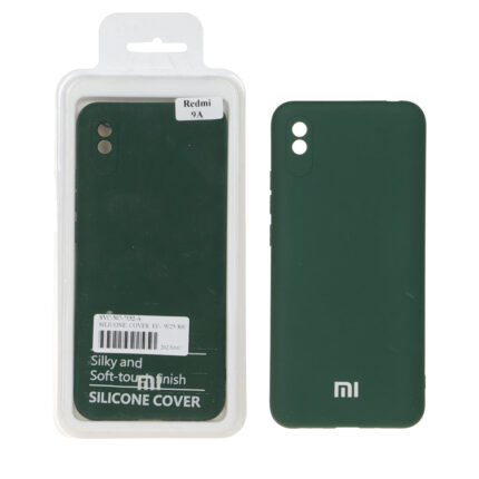 قاب نیو سیلیکون محافظ لنزدار RFF مدل Xiaomi Redmi 9A / Redmi 9A Sport / Redmi 9AT - سبز (پک دار)