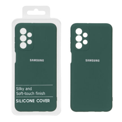 قاب نیو سیلیکون محافظ لنزدار RFF مدل Samsung Galaxy A23 - سبز (پک دار)