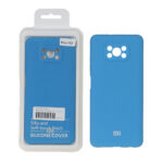 قاب نیو سیلیکون محافظ لنزدار RFF مدل Xiaomi Poco X3 / Poco X3 Pro / Poco X3 NFC - آبی (پک دار)