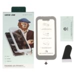 محافظ صفحه نمایش شیشه ای اورجینال Green Lion Picasso 3D Privacy One-Touch Installation مدل Apple iPhone 17 / iPhone 16 Pro (پک دار)