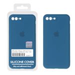 قاب سیلیکونی پاک کنی اورجینال Master Quality مدل Apple iPhone 7 Plus / iPhone 8 Plus - آبی کاربنی (پک دار)
