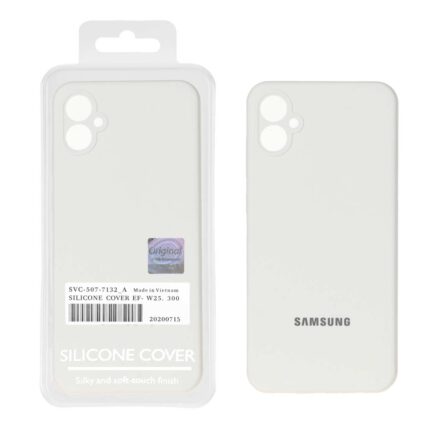 قاب سیلیکونی پاک کنی اورجینال Master Quality مدل Samsung Galaxy A05 / M05 / F05 - سفید (پک دار)
