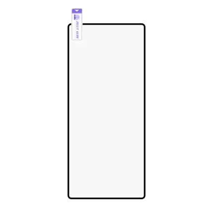 محافظ صفحه نمایش شیشه ای خم فول چسب Samsung Galaxy S22 Ultra - Full Cover Jelly Glue