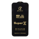 محافظ صفحه نمایش آنتی استاتیک Full Cover Super X مدل Apple iPhone 17 Pro Max