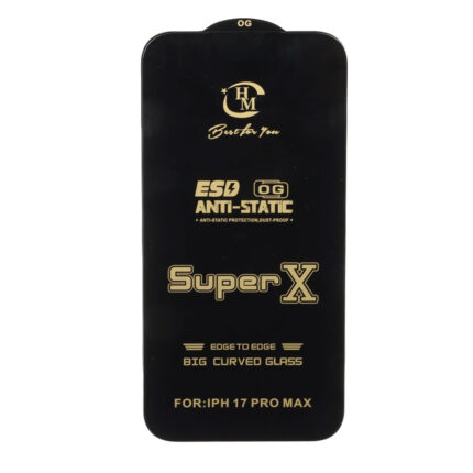 محافظ صفحه نمایش آنتی استاتیک Full Cover Super X مدل Apple iPhone 17 Pro Max