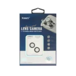 محافظ لنز رینگی اورجینال XMART شابلون دار Apple iPhone 15 / iPhone 15 Plus - صحرایی (پک دار)