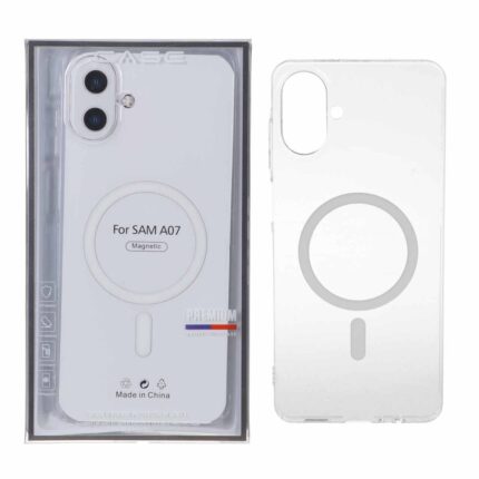 قاب اورجینال کریستالی MagSafe شفاف Premium مدل Samsung Galaxy A07 (پک دار)