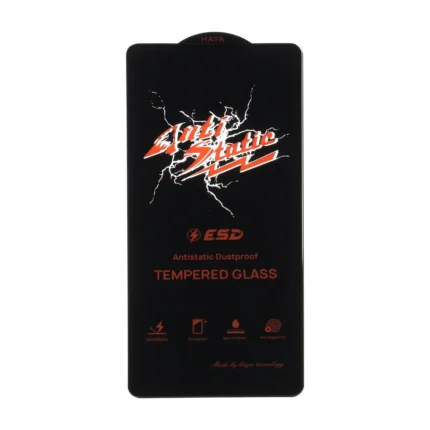 محافظ صفحه نمایش شیشه ای Full Cover Anti Static HAYA مدل Xiaomi Redmi Note 14S / Note 13 Pro 4G / Poco M6 Pro 4G