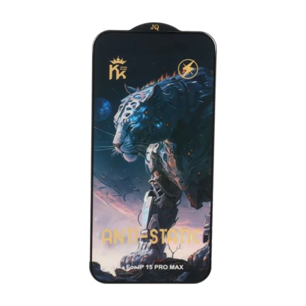 محافظ صفحه نمایش شیشه ای Apple iPhone 15 Pro Max - Full Cover Anti Static JQ