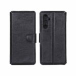 کیف موبایل چرمی مگنتی محافظ لنزدار Samsung Galaxy A54 - مشکی