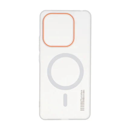 قاب Syndee پشت سخت مات طرح مگ سیف Xiaomi Redmi Note 14 4G - سفید