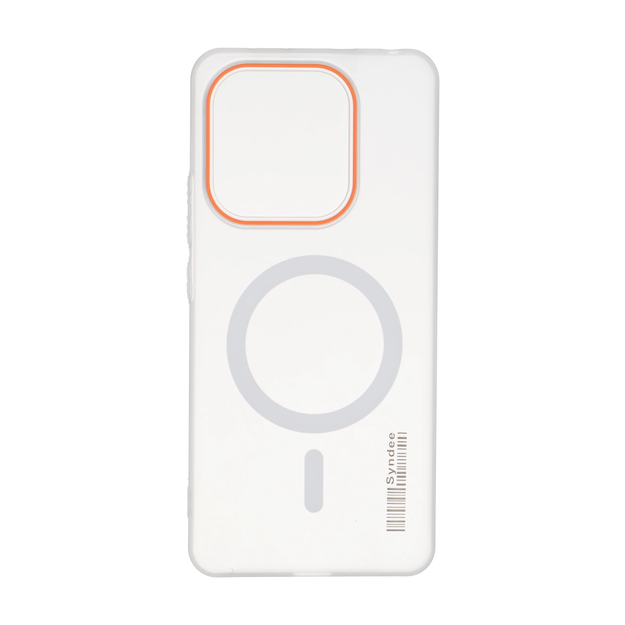 1627802 قاب Syndee پشت سخت مات طرح مگ سیف Xiaomi Redmi Note 14 4G - سفید - تصویر 1