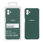قاب نیو سیلیکون محافظ لنزدار RFF مدل Samsung Galaxy A04 / M13 5G - سبز (پک دار)
