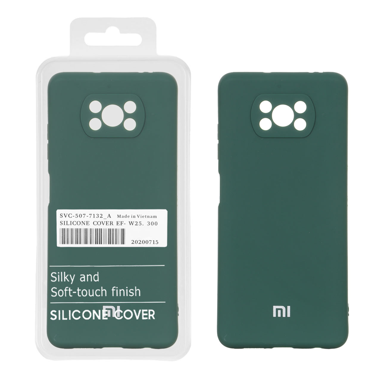 1628274 قاب نیو سیلیکون محافظ لنزدار RFF مدل Xiaomi Poco X3 / Poco X3 Pro / Poco X3 NFC - سبز (پک دار) - تصویر 1