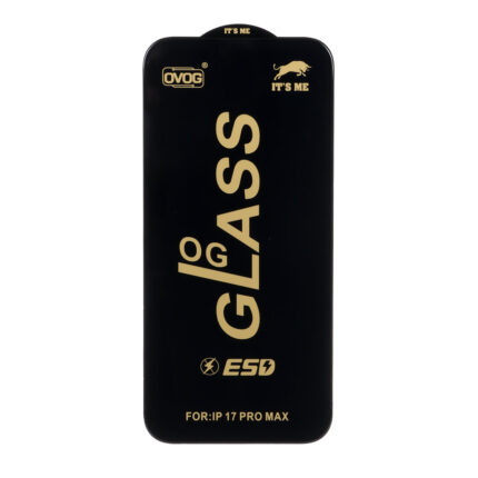 محافظ صفحه نمایش شیشه ای درجه یک Apple iPhone 17 Pro Max - Full Cover OG - ESD OVOG
