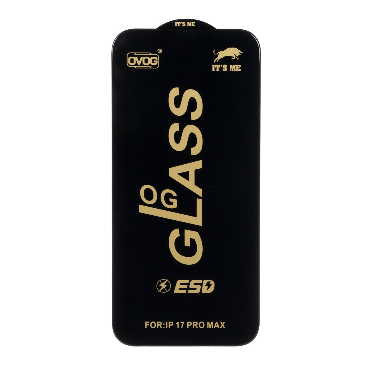 1628732 محافظ صفحه نمایش شیشه ای درجه یک Apple iPhone 17 Pro Max - Full Cover OG - ESD OVOG - تصویر 1