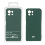قاب نیو سیلیکون محافظ لنزدار RFF مدل Xiaomi Mi 11 Lite - سبز (پک دار)