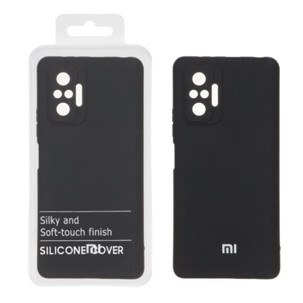 قاب نیو سیلیکون محافظ لنزدار RFF مدل Xiaomi Redmi Note 10 Pro 4G / Redmi Note 10 Pro Max - مشکی (پک دار)