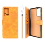 کیف موبایل مگنتی درجه یک داخل خز MNC Plus مدل Samsung Galaxy Note20 - عسلی