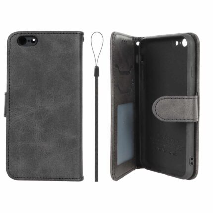 کیف موبایل مگنتی درجه یک داخل خز MNC Plus مدل Apple iPhone 6 / iPhone 6s - مشکی