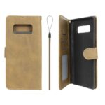 کیف موبایل مگنتی درجه یک داخل خز MNC Plus مدل Samsung Galaxy Note 8 - سبز زیتونی