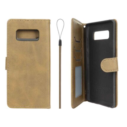 کیف موبایل مگنتی درجه یک داخل خز MNC Plus مدل Samsung Galaxy Note 8 - سبز زیتونی