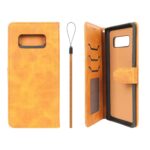 کیف موبایل مگنتی درجه یک داخل خز MNC Plus مدل Samsung Galaxy Note 8 - عسلی
