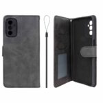 کیف موبایل مگنتی درجه یک داخل خز MNC Plus مدل Samsung Galaxy M52 - مشکی