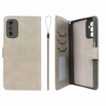 کیف موبایل مگنتی درجه یک داخل خز MNC Plus مدل Samsung Galaxy M52 - خاکستری
