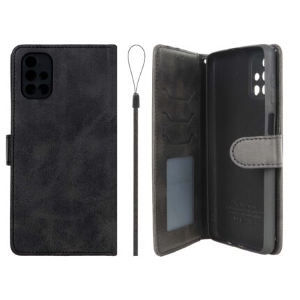 کیف موبایل مگنتی درجه یک داخل خز MNC Plus مدل Samsung Galaxy M51 - مشکی