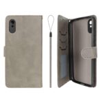 کیف موبایل مگنتی درجه یک داخل خز MNC Plus مدل Xiaomi Redmi 9A / Redmi 9A Sport / Redmi 9AT - خاکستری