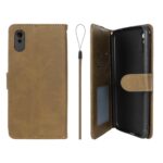 کیف موبایل مگنتی درجه یک داخل خز MNC Plus مدل Xiaomi Redmi 9A / Redmi 9A Sport / Redmi 9AT - سبز زیتونی