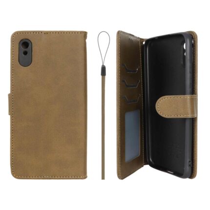 کیف موبایل مگنتی درجه یک داخل خز MNC Plus مدل Xiaomi Redmi 9A / Redmi 9A Sport / Redmi 9AT - سبز زیتونی