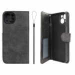 کیف موبایل مگنتی درجه یک داخل خز MNC Plus مدل Apple iPhone 13 / iPhone 14 - مشکی