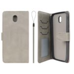 کیف موبایل مگنتی درجه یک داخل خز MNC Plus مدل Samsung Galaxy J7 Pro / J730 - خاکستری
