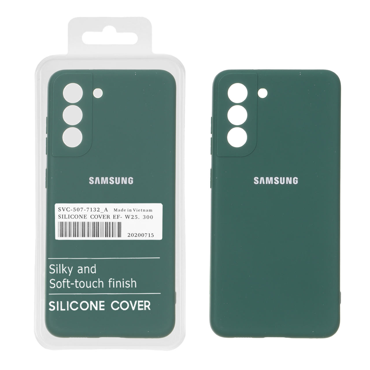 1633368 قاب نیو سیلیکون محافظ لنزدار RFF مدل Samsung Galaxy S21 FE - سبز (پک دار) - تصویر 1
