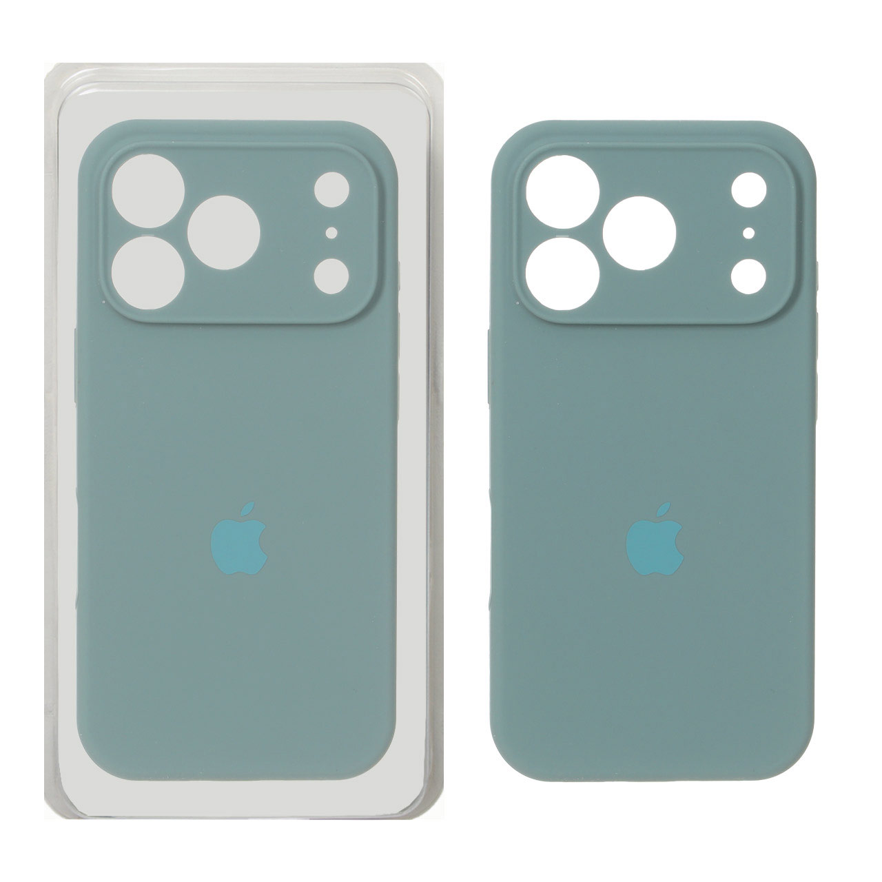 1634524 قاب سیلیکونی پاک کنی محافظ لنزدار اورجینال Apple iPhone 17 Pro Max - سبز ارتشی (پک دار) - NTC - تصویر 1