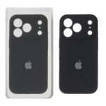 قاب سیلیکونی پاک کنی محافظ لنزدار اورجینال Apple iPhone 17 Pro Max - مشکی (پک دار) - NTC
