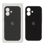 قاب سیلیکونی پاک کنی محافظ لنزدار اورجینال Apple iPhone 17 - مشکی (پک دار) - NTC