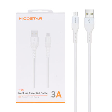 کابل شارژ فست اندروید Hicostar مدل 119M - سفید