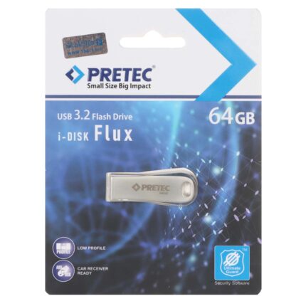 PRETEC i-Disk Flux USB 3.2 Flash Memory- 64GB(گارانتی فراگامان)