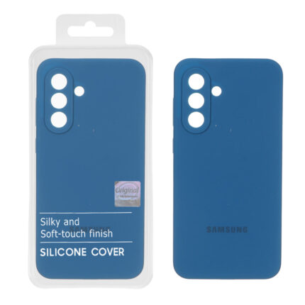 قاب سیلیکونی پاک کنی اورجینال Master Quality مدل Samsung Galaxy A56 / A36 - آبی کاربنی (پک دار)