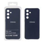 قاب نیو سیلیکون محافظ لنزدار RFF مدل Samsung Galaxy S24 Plus - سرمه ای (پک دار)