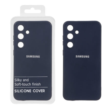 قاب نیو سیلیکون محافظ لنزدار RFF مدل Samsung Galaxy S24 Plus - سرمه ای (پک دار)