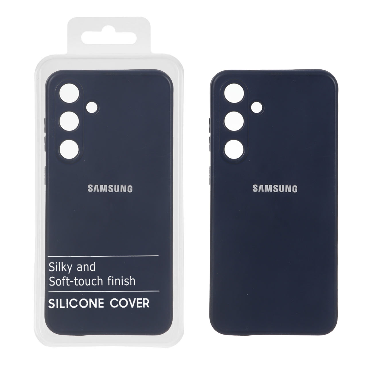 1651602 قاب نیو سیلیکون محافظ لنزدار RFF مدل Samsung Galaxy S24 Plus - سرمه ای (پک دار) - تصویر 1